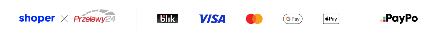 Metody płatności w sklepie – Apple Pay, Blik, Google Pay, MasterCard, PayPo, Visa, Klarna
